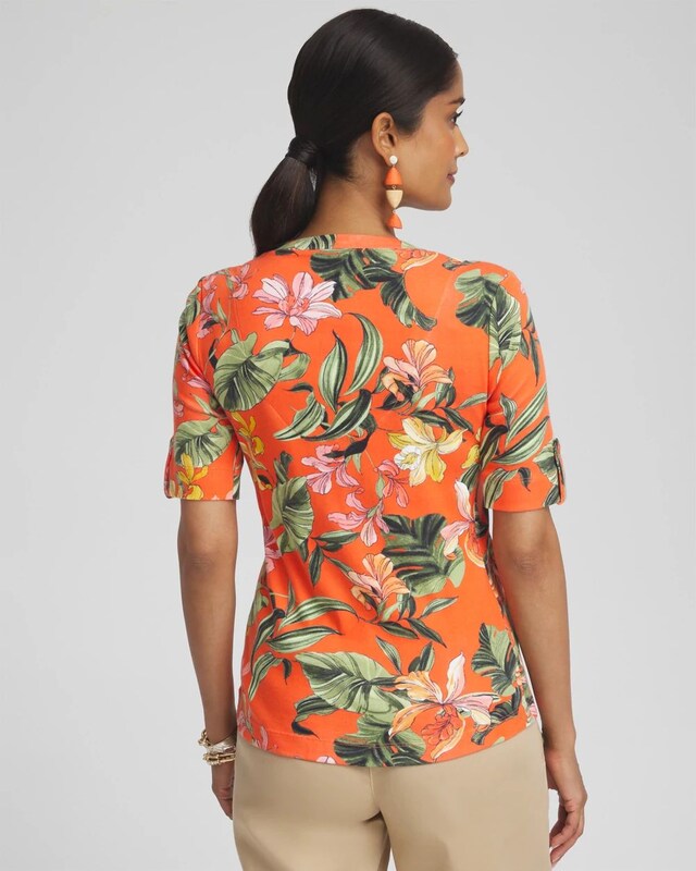 Orchid Everyday V-neck Tee - image 3
